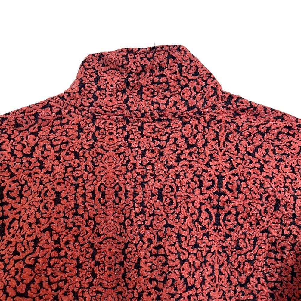 Kavu Long Sleeve Button Pullover Paisely Orange Blue Size Small - Picture 5 of 10